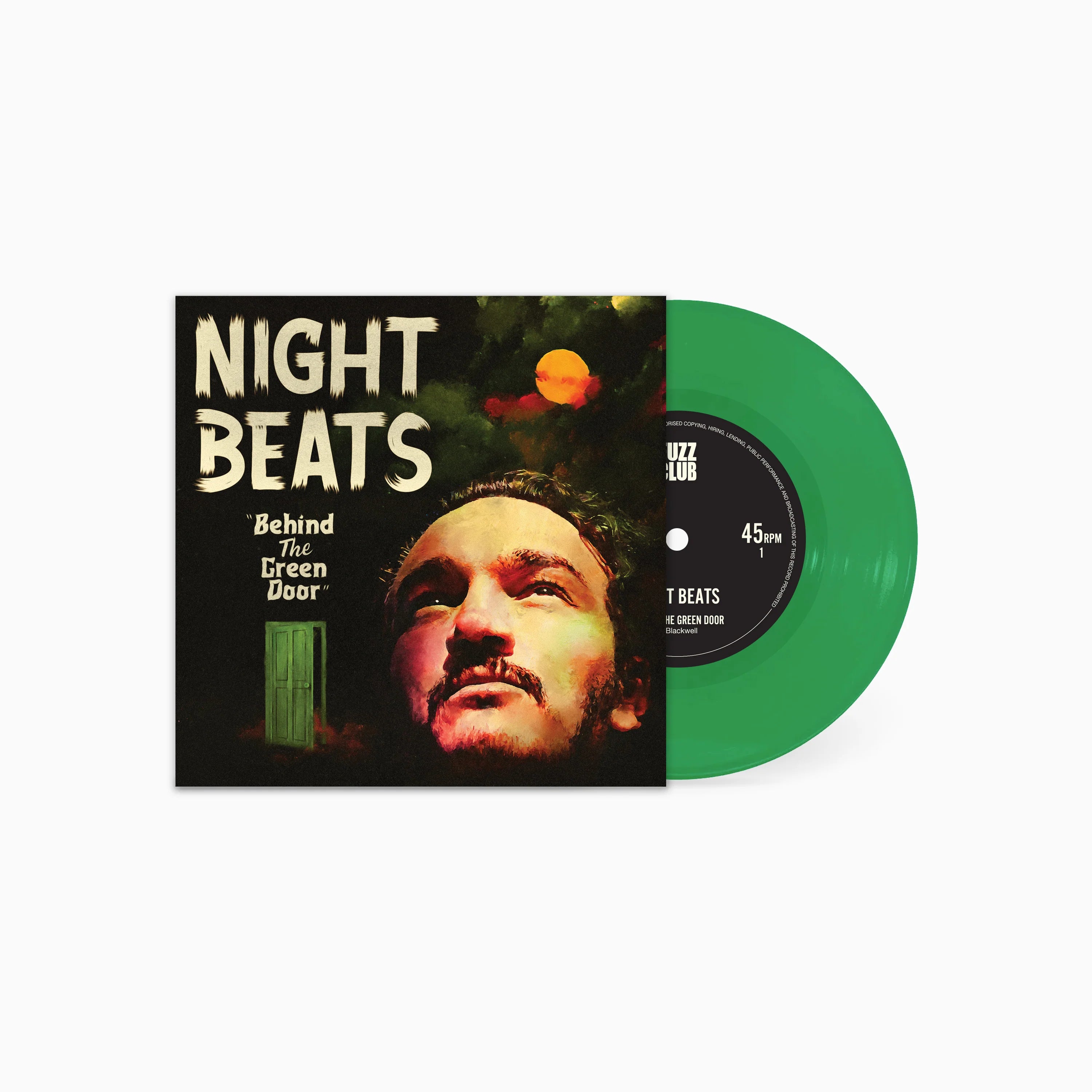 Night Beats - Behind The Green Door (45t vinyle vert transparent, limitée à 500 exemplaires)