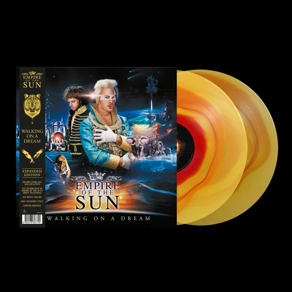 Empire of the Sun - Walking On A Dream (2LP, Vinyle rouge opaque et jaune transparent, RSD 2026)