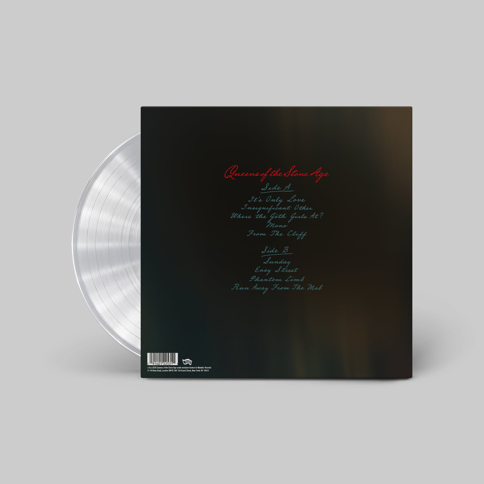 Queens of the Stone Age - Perfecth (LP, édition limitée, exclu disquaires indés, vinyle transparent)