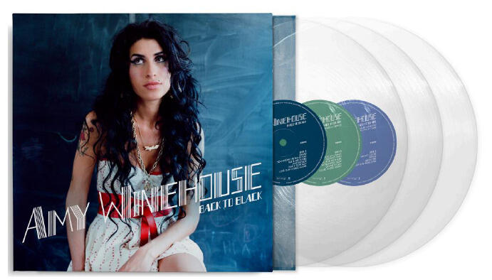 Amy Winehouse - Back To Black (3LP, 20th Anniversary Édition Limitée Vinyle Transparent, Inclus Insert 300 x 300 mm)