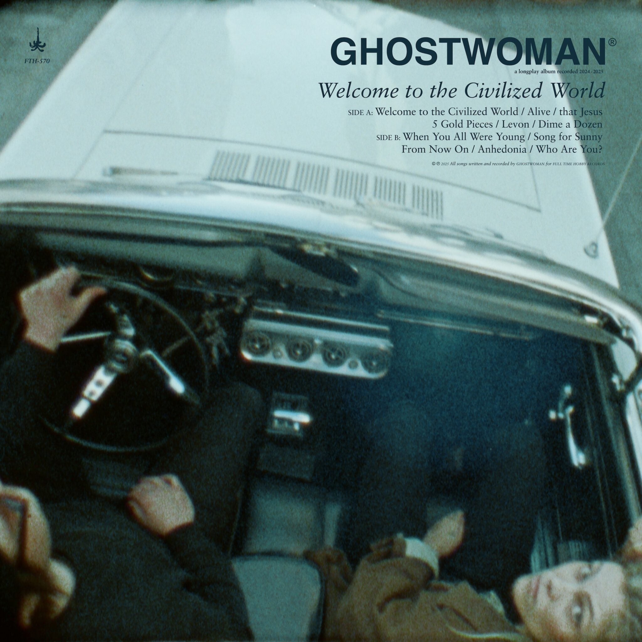 Ghostwoman - Welcome to the Civilized World (LP exclu disquaires indés vinyle orange)