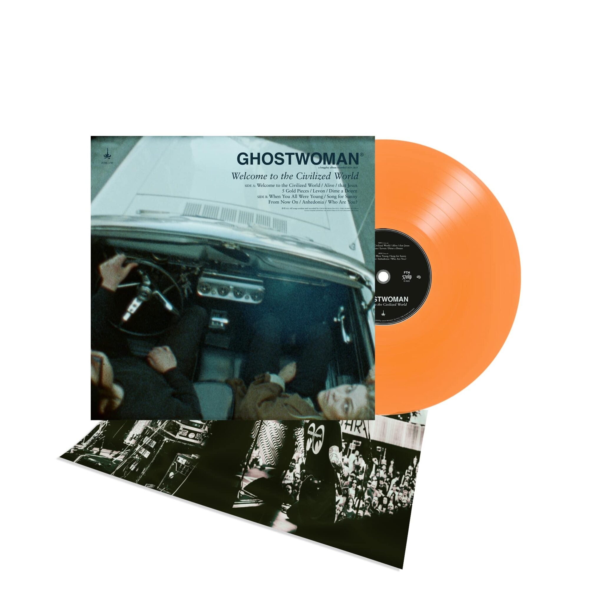 Ghostwoman - Welcome to the Civilized World (LP exclu disquaires indés vinyle orange)