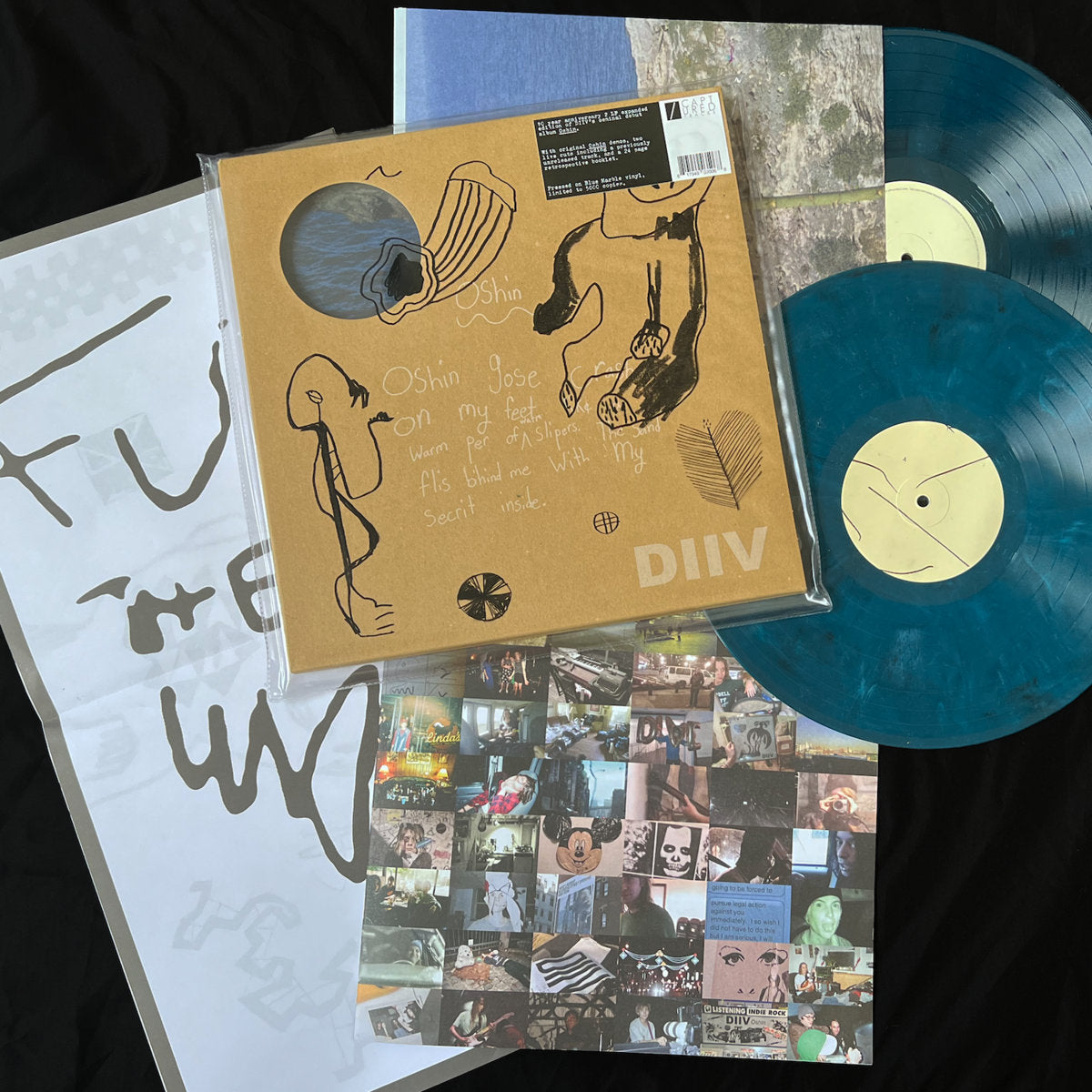 DIIV - Oshin (LP 10ème anniversaire édition limitée et numerotée vinyle bleu marbré)