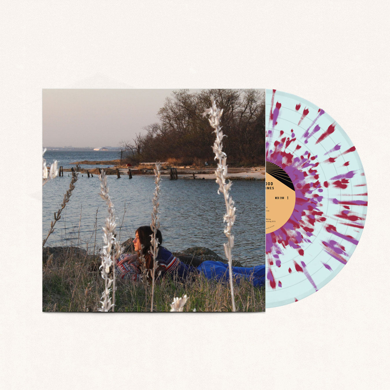 Weyes Blood - Cardamom Times (LP Édition limitée, vinyle bleu clair transparent avec éclaboussures violettes et marron)