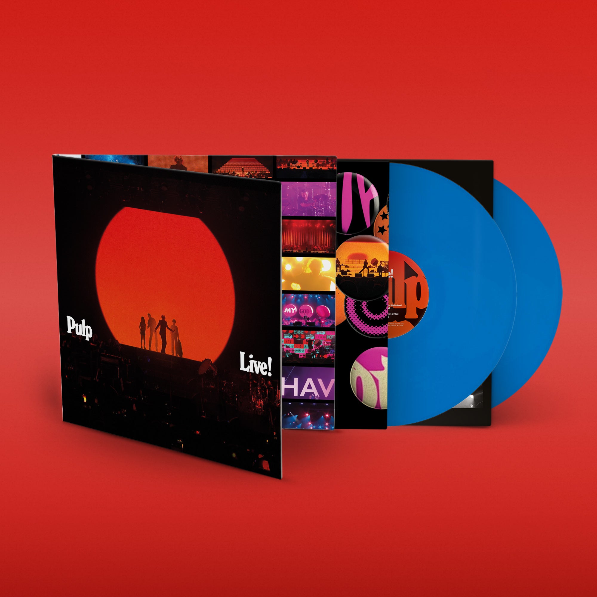 Pulp - Live! (2LP, édition limitée, exclu disquaires indés, vinyle bleu)