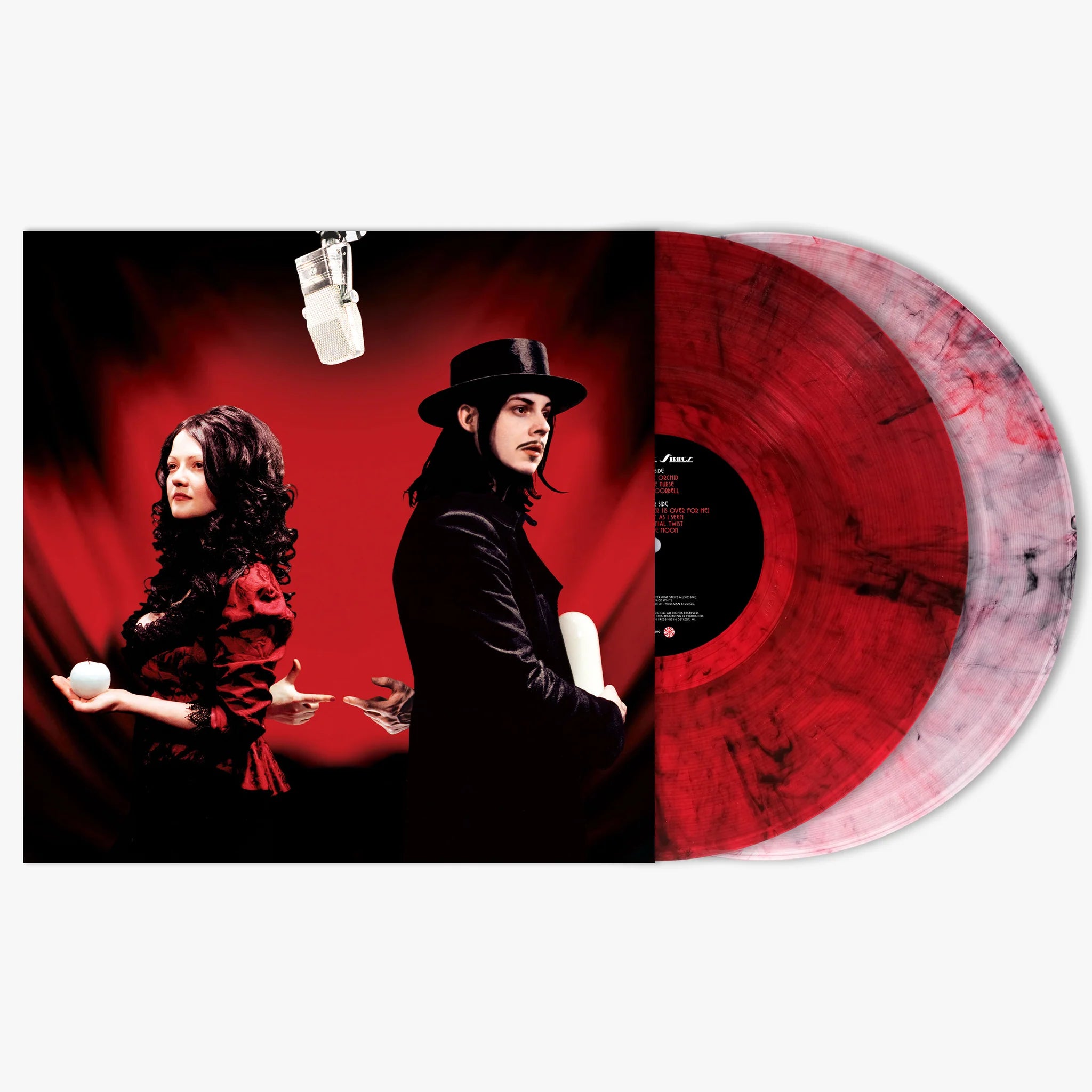The White Stripes - Get Behind Me Satan (LP 20ème anniversaire édition limitée vinyle rouge et blanc)