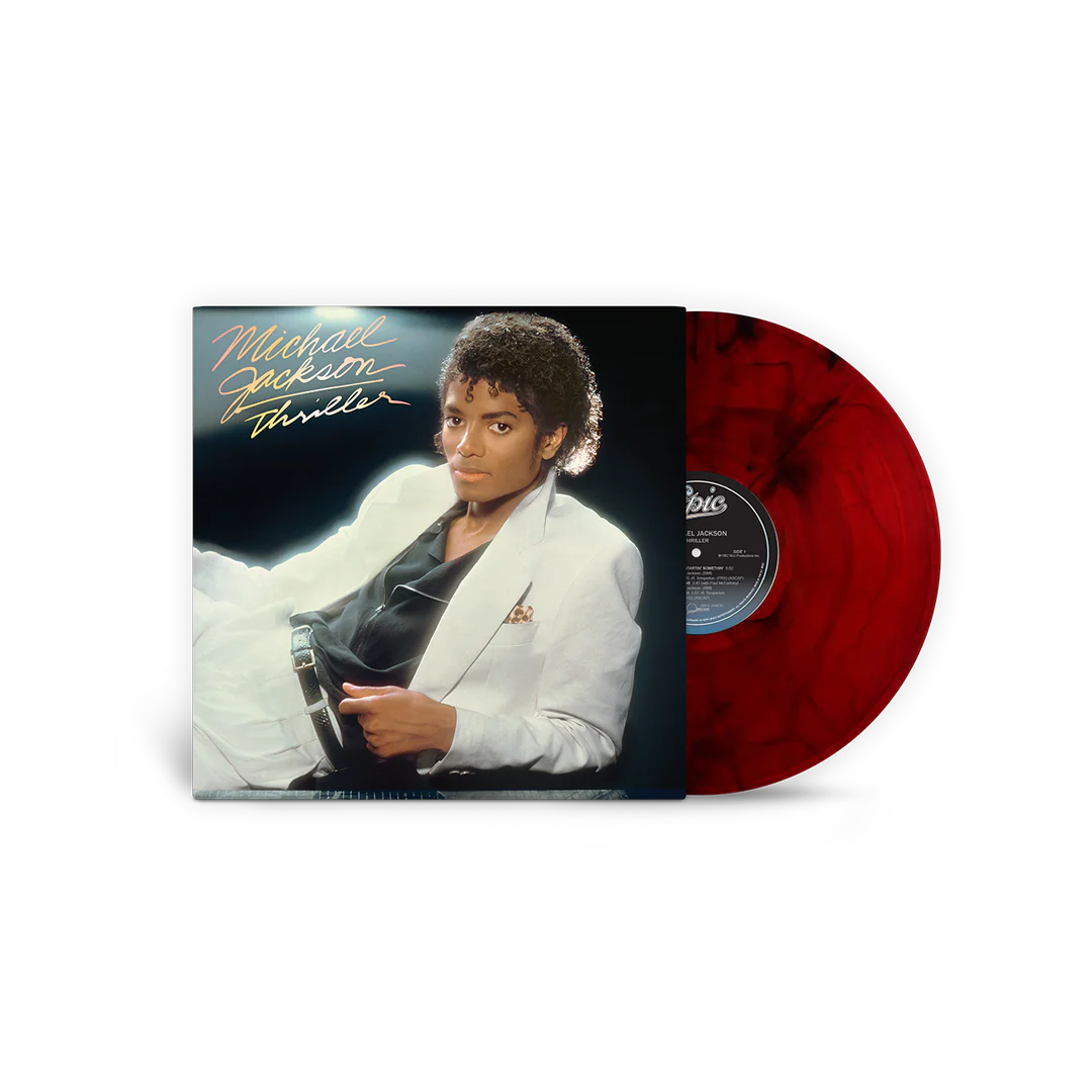 Michael Jackson - Thriller (LP, Édition Limitée Vinyle Rouge et Noir Marbré)