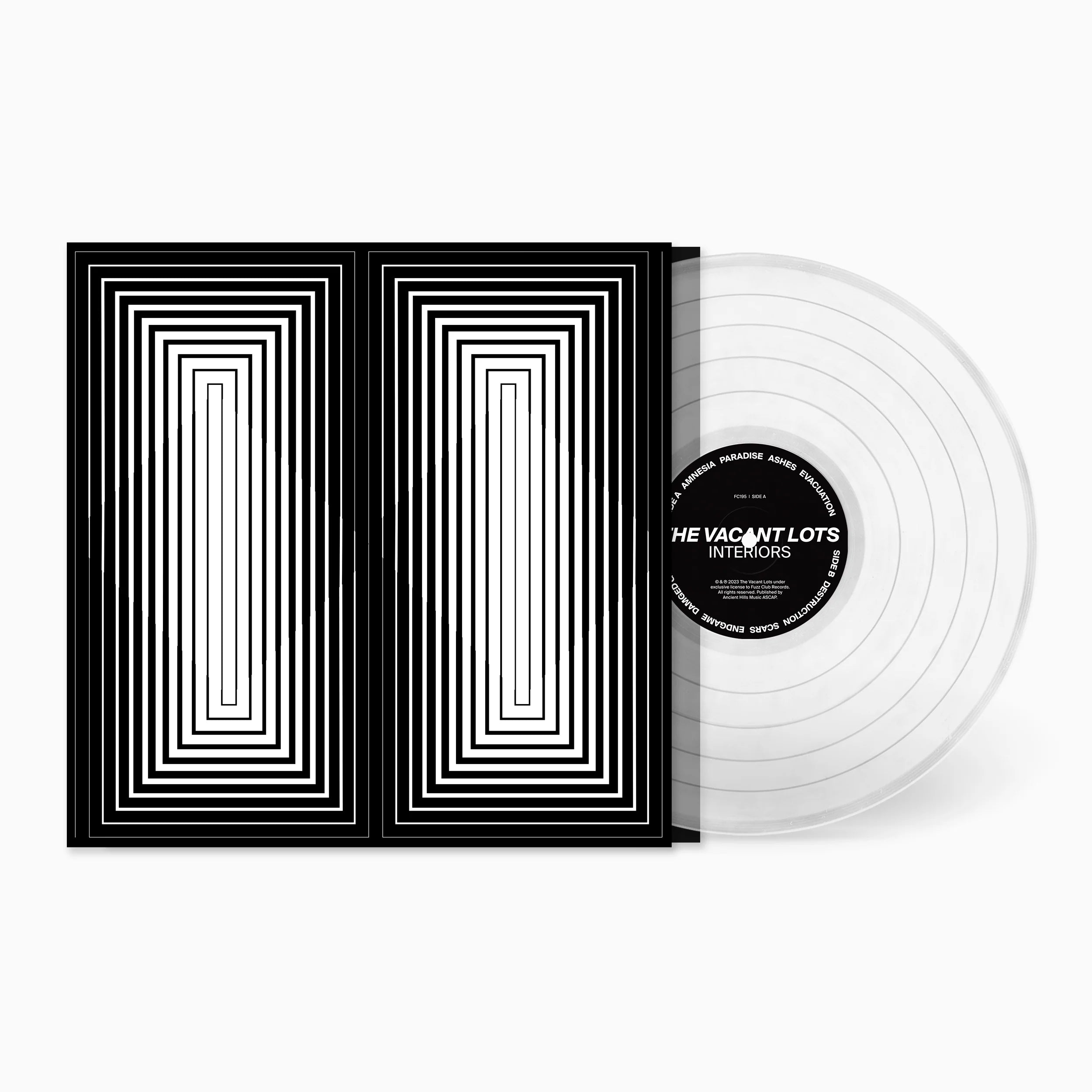 The Vacant Lots - Interiors (LP vinyle transparent)